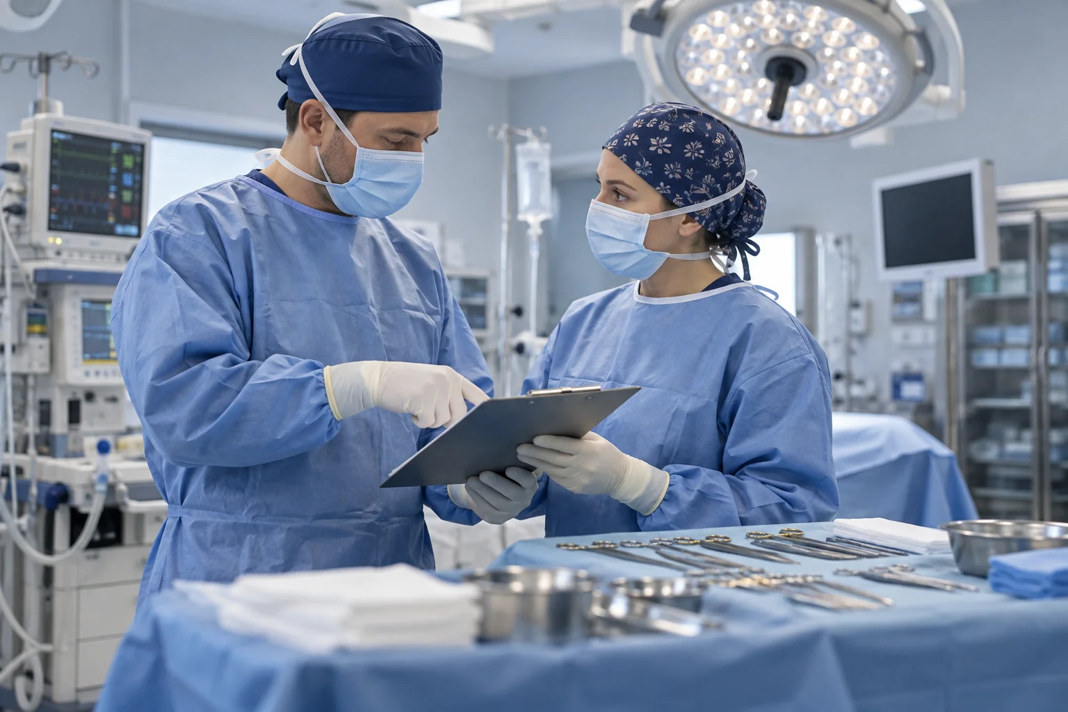 General Surgery clinicians and billing specialists reviewing the specialty-specific revenue workflow