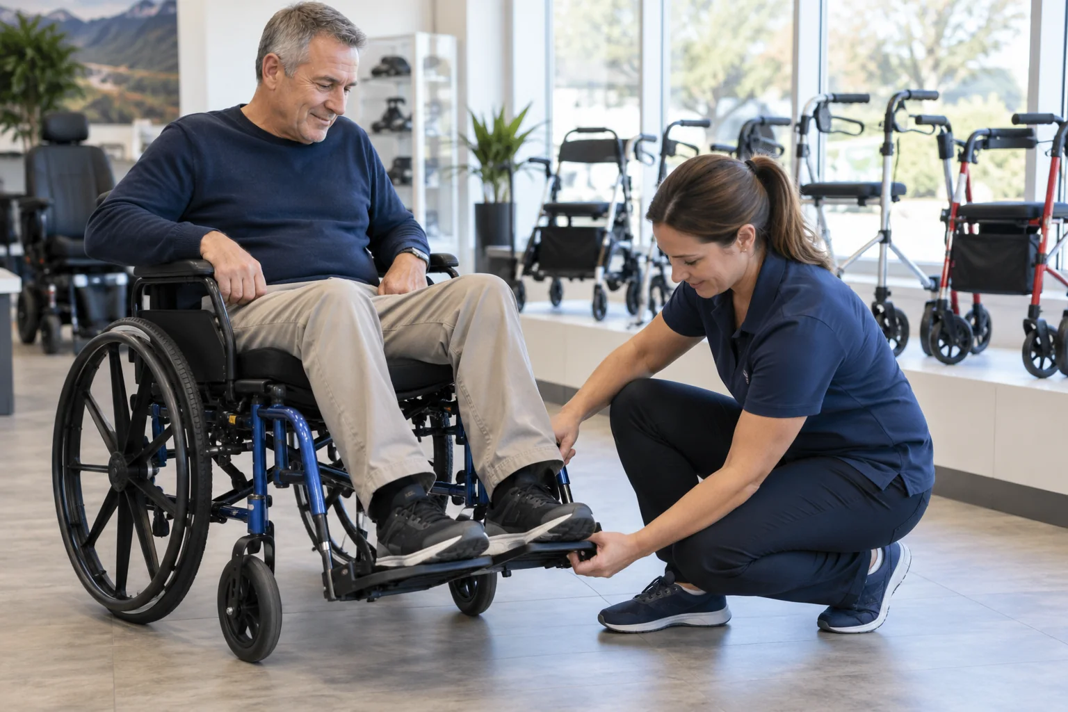Durable Medical Equipment (DME/DMEPOS) clinical care illustration