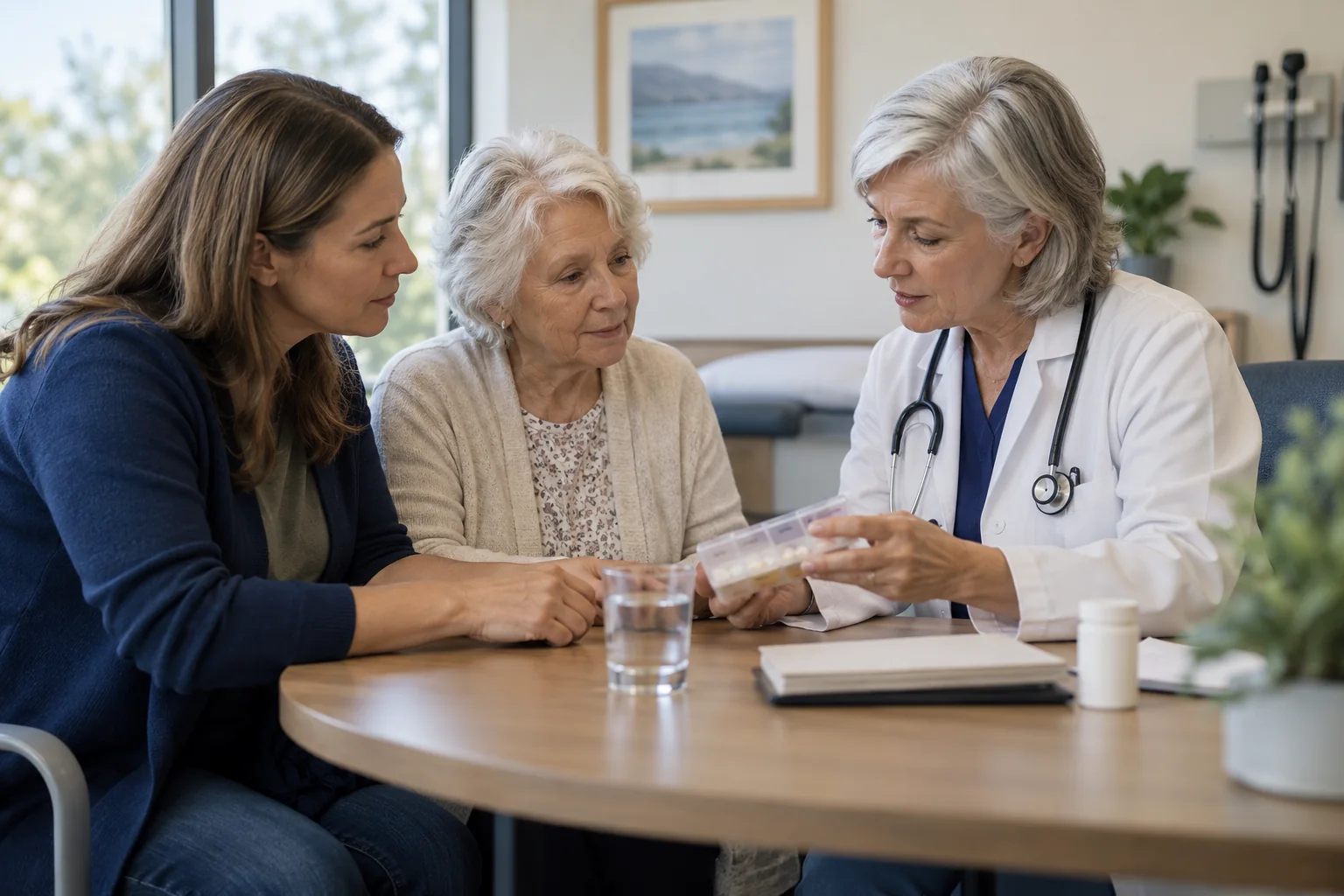 Geriatric Medicine clinical care illustration