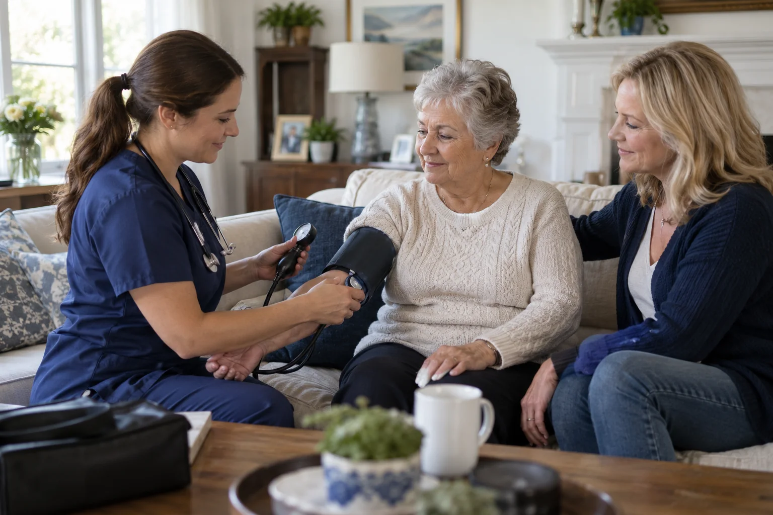 Home Health Care clinical care illustration