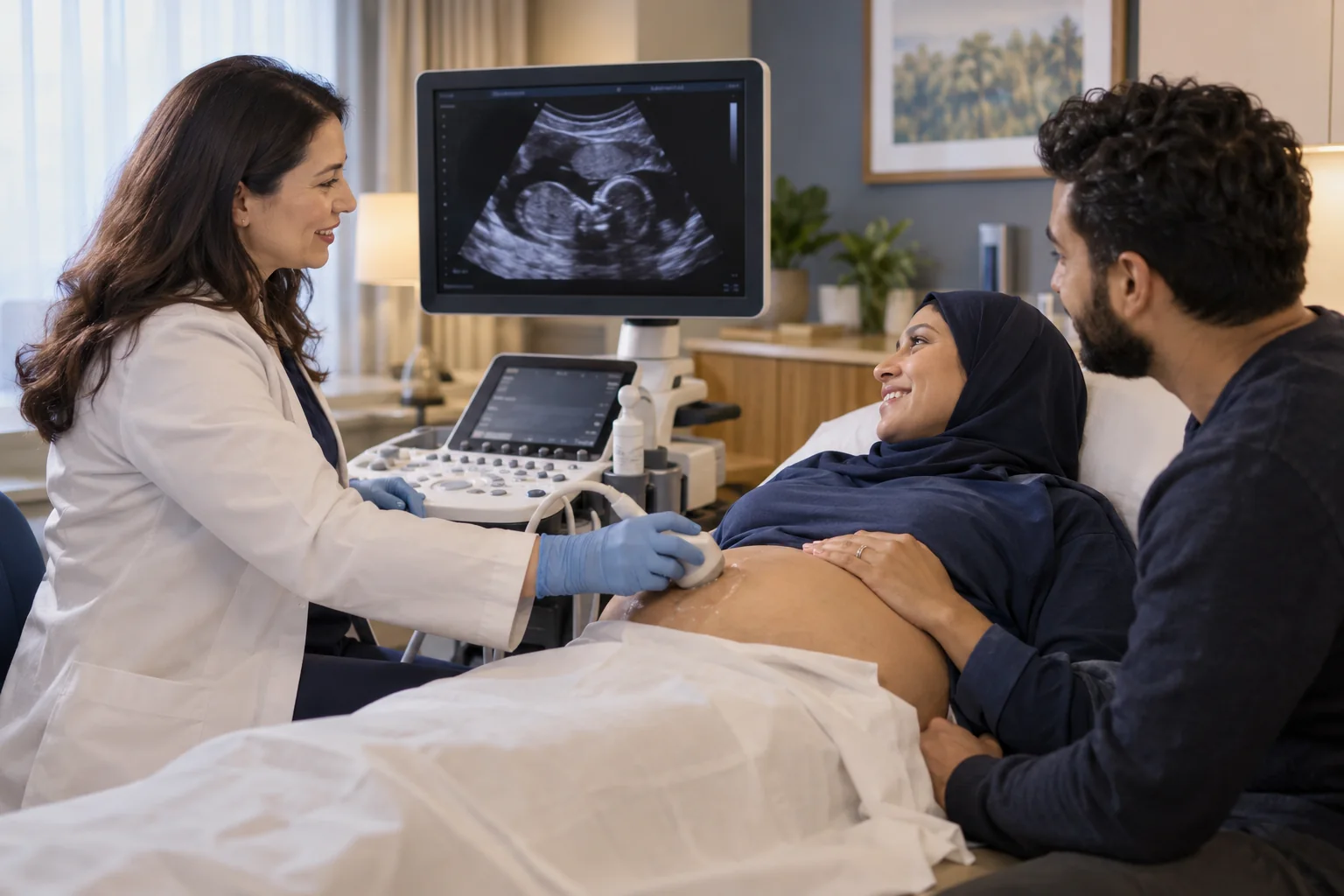 Maternal Fetal Medicine clinical care illustration
