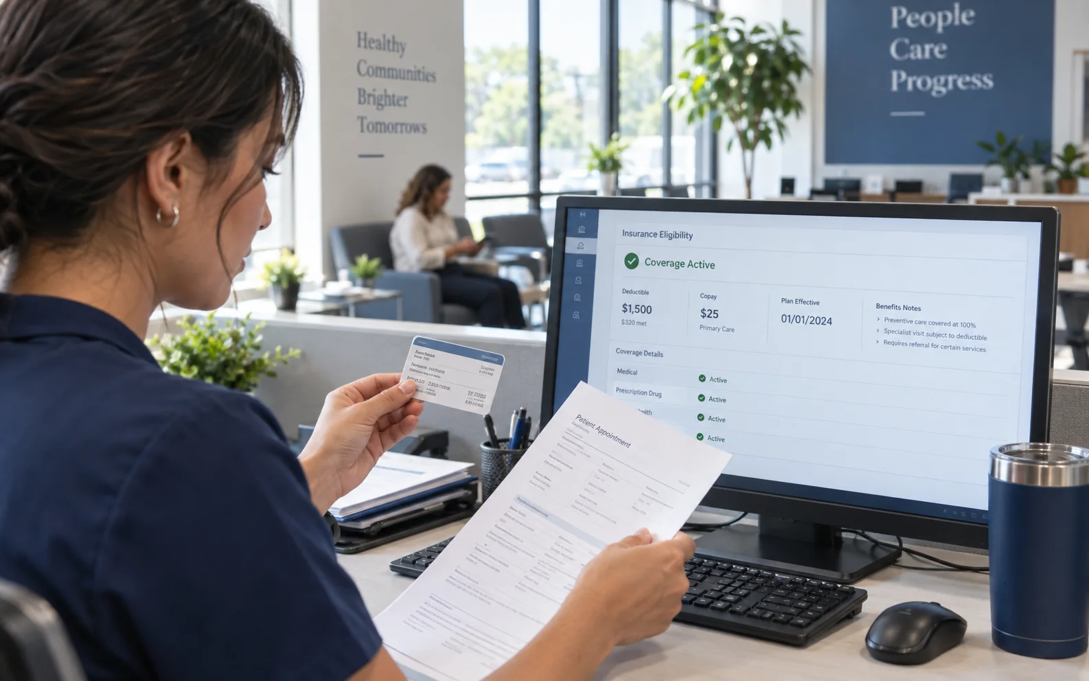 Medical billing and practice administration: eligibility verification workflow