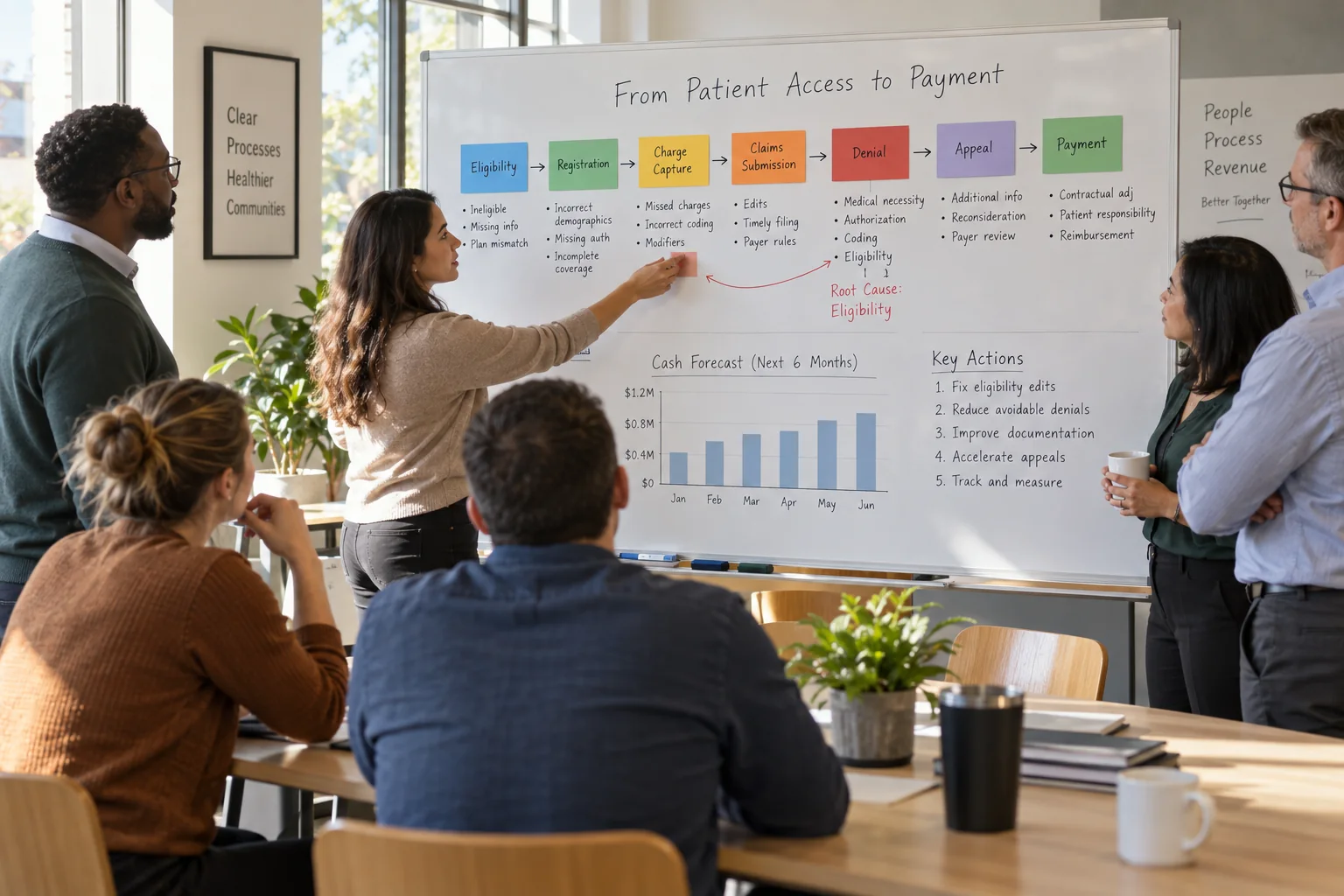 Medical billing and practice administration: revenue cycle management workflow